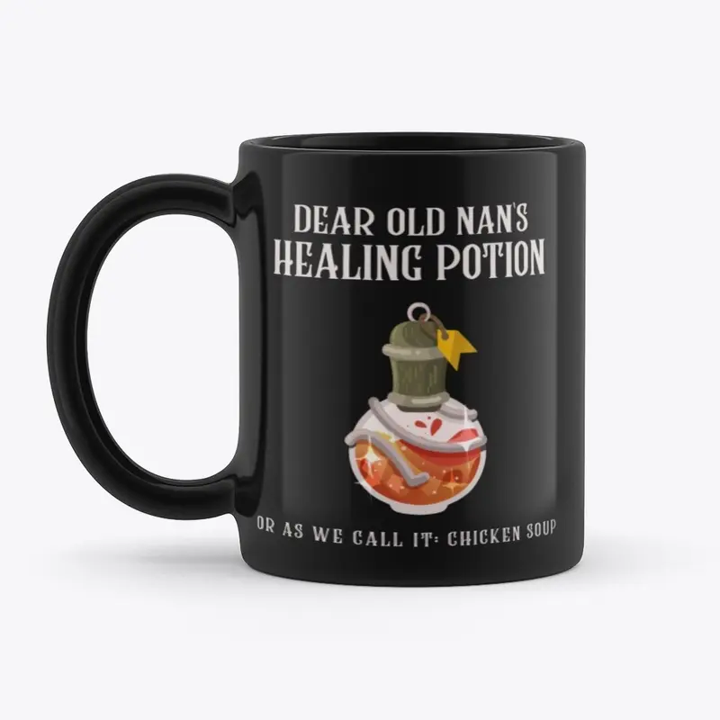 Dear old nan's healing potion funny RPG